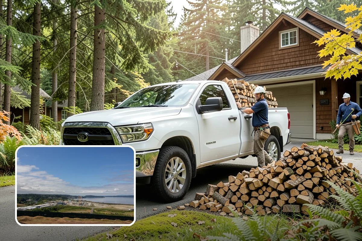 Emergency Firewood Delivery in University Place, Pierce County, WA - Rapid dispatch when you are out of heat