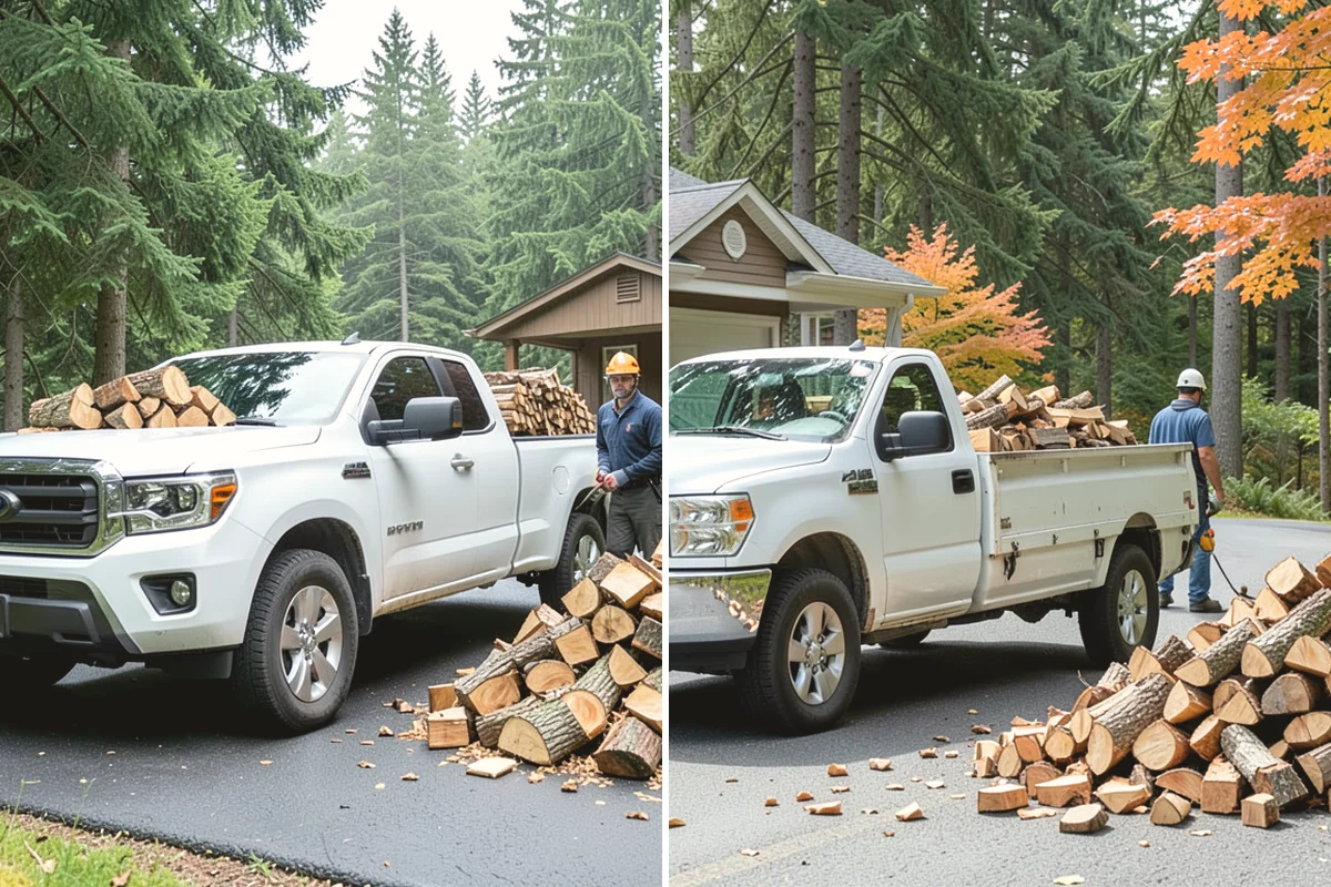 Emergency Firewood Delivery in University Place, Pierce County, WA - You contact us with an urgent firewood need