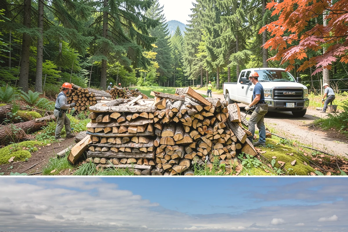Emergency Firewood Delivery in University Place, Pierce County, WA - Emergency delivery is available whenever you run short, and it is most in demand during winter cold spells and storms.
