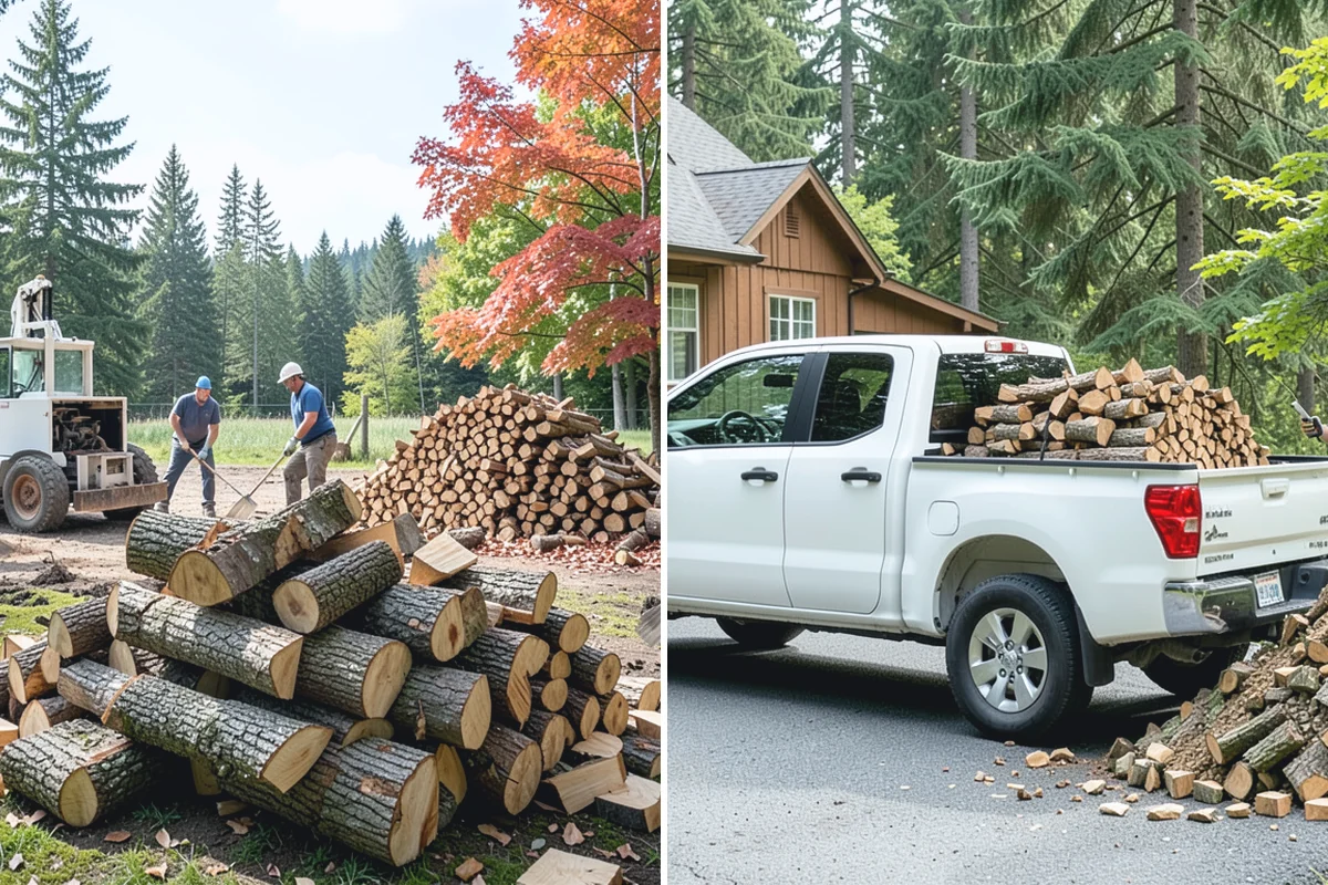 Emergency Firewood Delivery in Woodinville, King County, WA - You contact us with an urgent firewood need