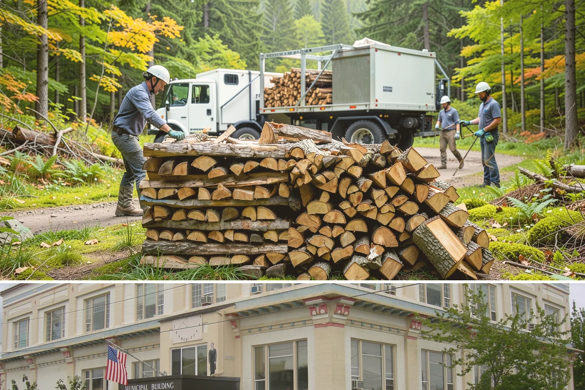 Event Firewood in Anacortes, Skagit County, WA - Book event firewood well ahead of peak wedding and festival dates in spring through fall.
