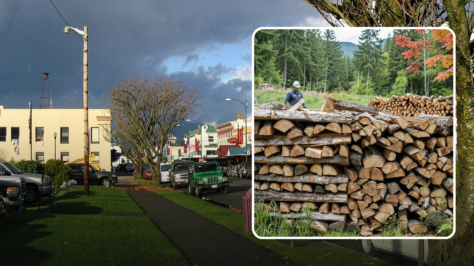 Event Firewood in Arlington, Snohomish County, WA - We deliver seasoned firewood for Pacific Northwest events, from festivals to private gatherings, sized and timed to your occasion.