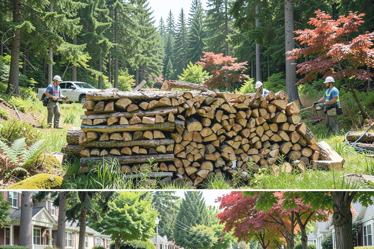 Event Firewood in Beaux Arts Village, King County, WA - Book event firewood well ahead of peak wedding and festival dates in spring through fall.