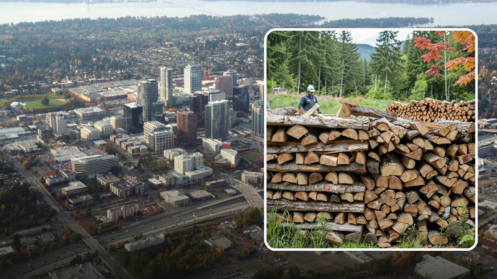 Event Firewood in Bellevue, King County, WA - We deliver seasoned firewood for Pacific Northwest events, from festivals to private gatherings, sized and timed to your occasion.