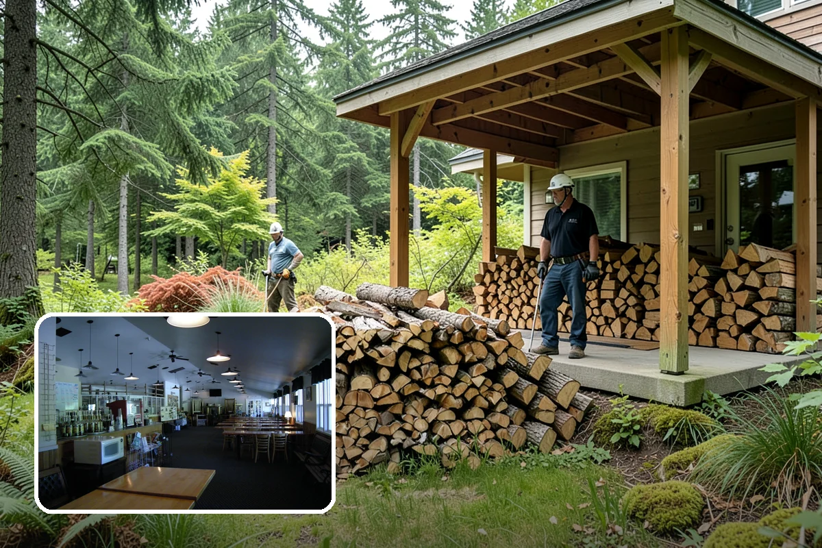 Event Firewood in Black Diamond, King County, WA - Seasoned wood that lights on cue in front of guests