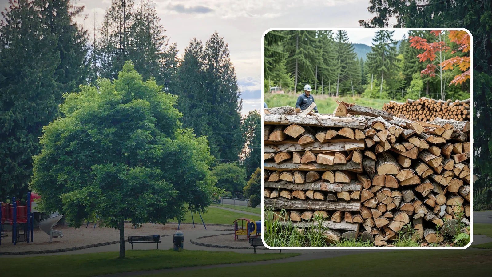 Event Firewood in Bonney Lake, Pierce County, WA - We deliver seasoned firewood for Pacific Northwest events, from festivals to private gatherings, sized and timed to your occasion.