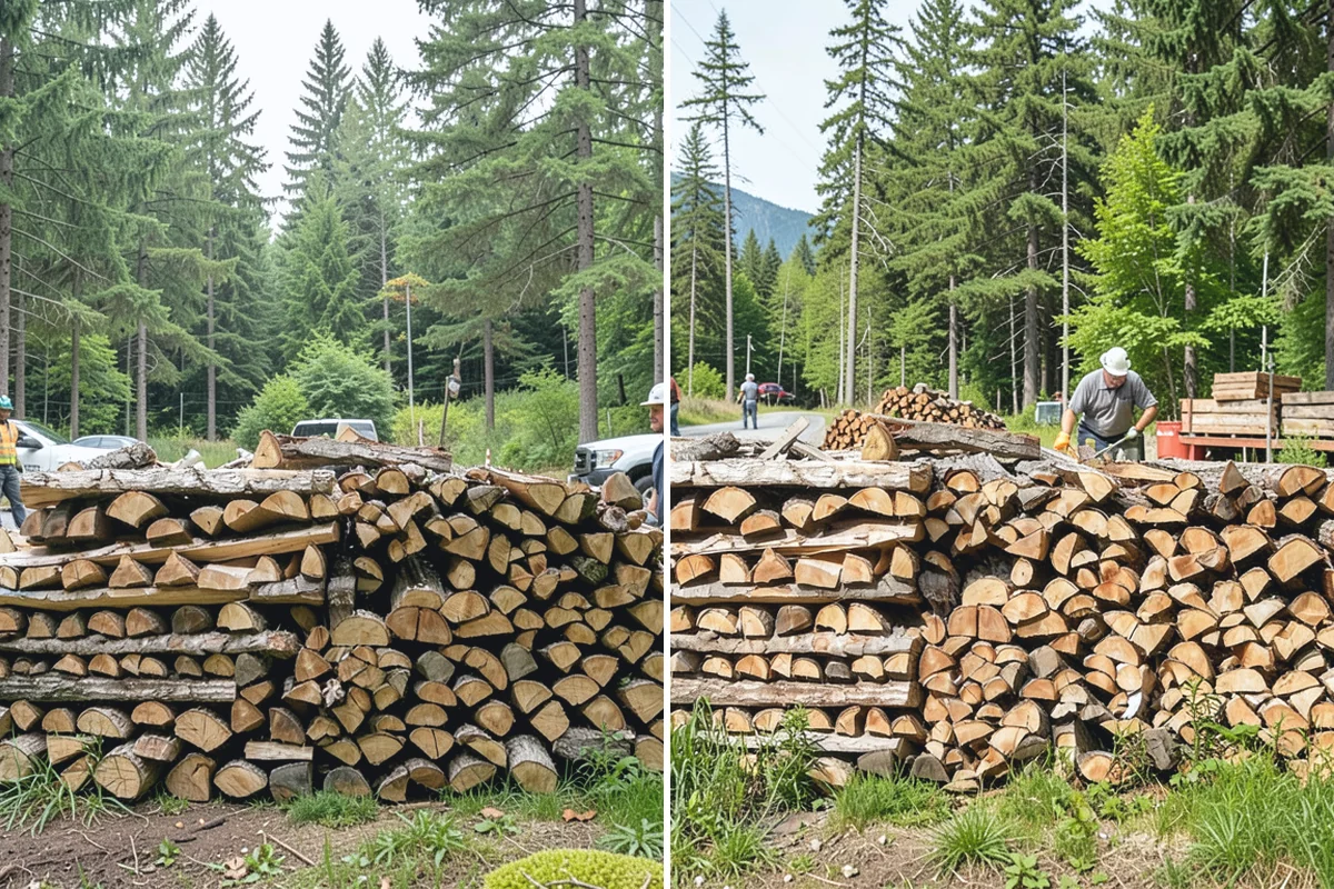 Event Firewood in Bonney Lake, Pierce County, WA - Confirm event date, location, and fire setup