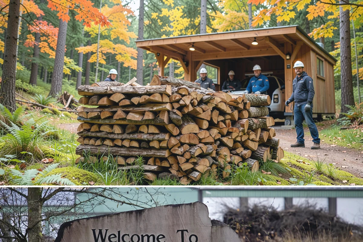 Event Firewood in Buckley, Pierce County, WA - Book event firewood well ahead of peak wedding and festival dates in spring through fall.