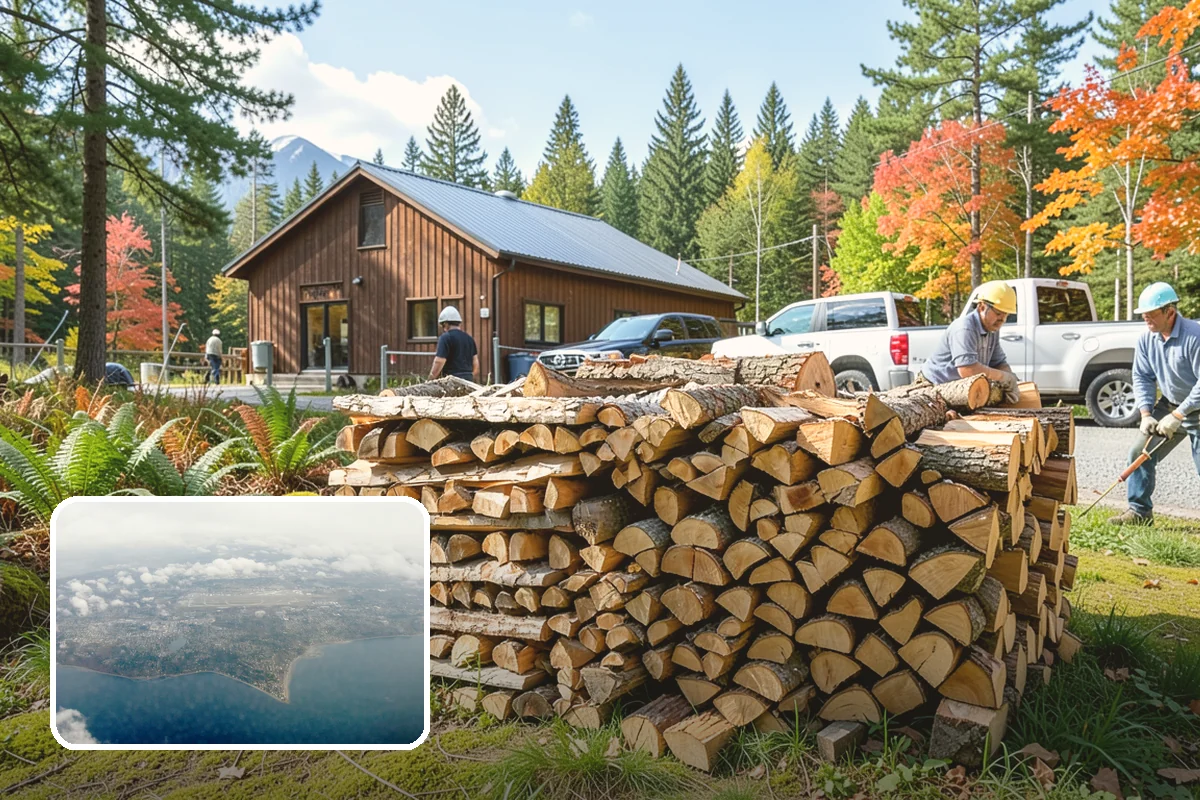 Event Firewood in Burien, King County, WA - Seasoned wood that lights on cue in front of guests
