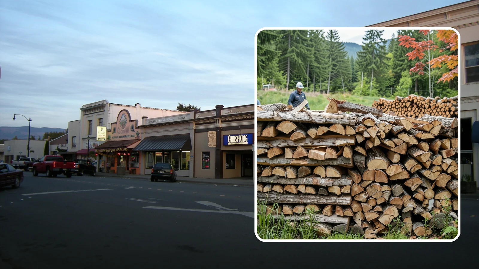 Event Firewood in Burlington, Skagit County, WA - We deliver seasoned firewood for Pacific Northwest events, from festivals to private gatherings, sized and timed to your occasion.