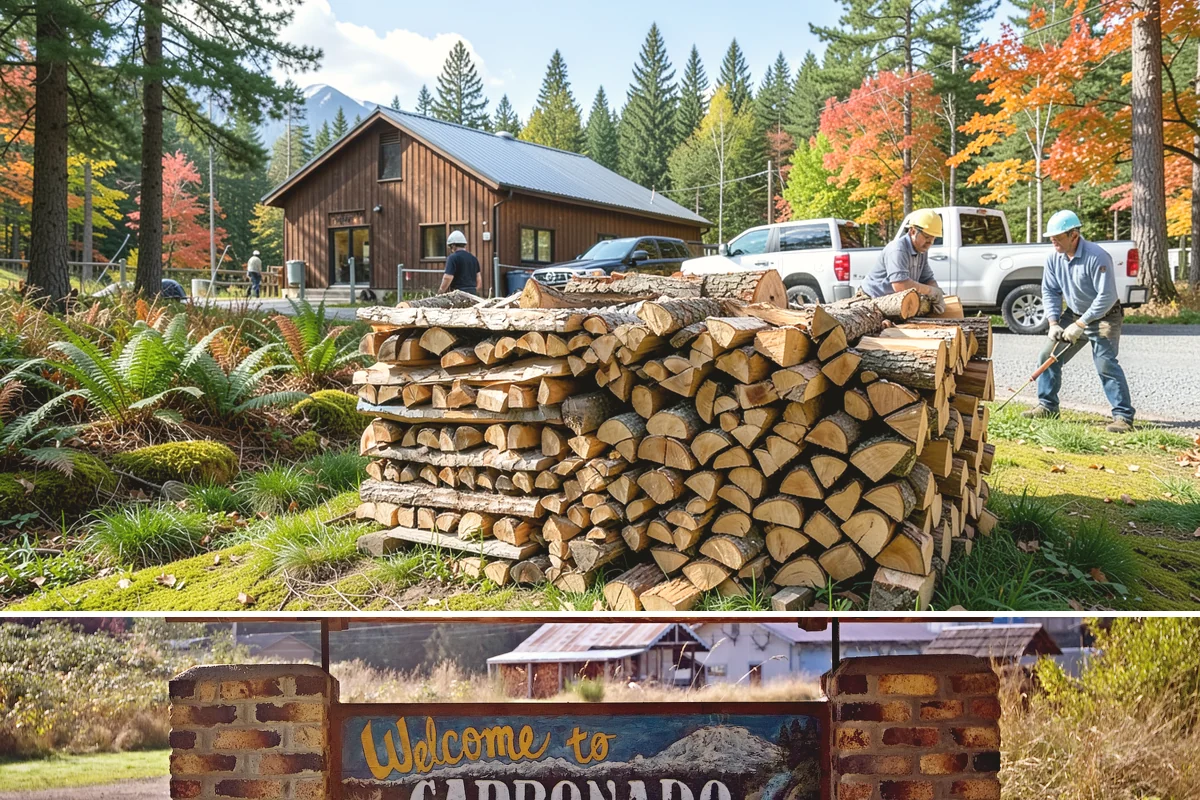 Event Firewood in Carbonado, Pierce County, WA - Book event firewood well ahead of peak wedding and festival dates in spring through fall.