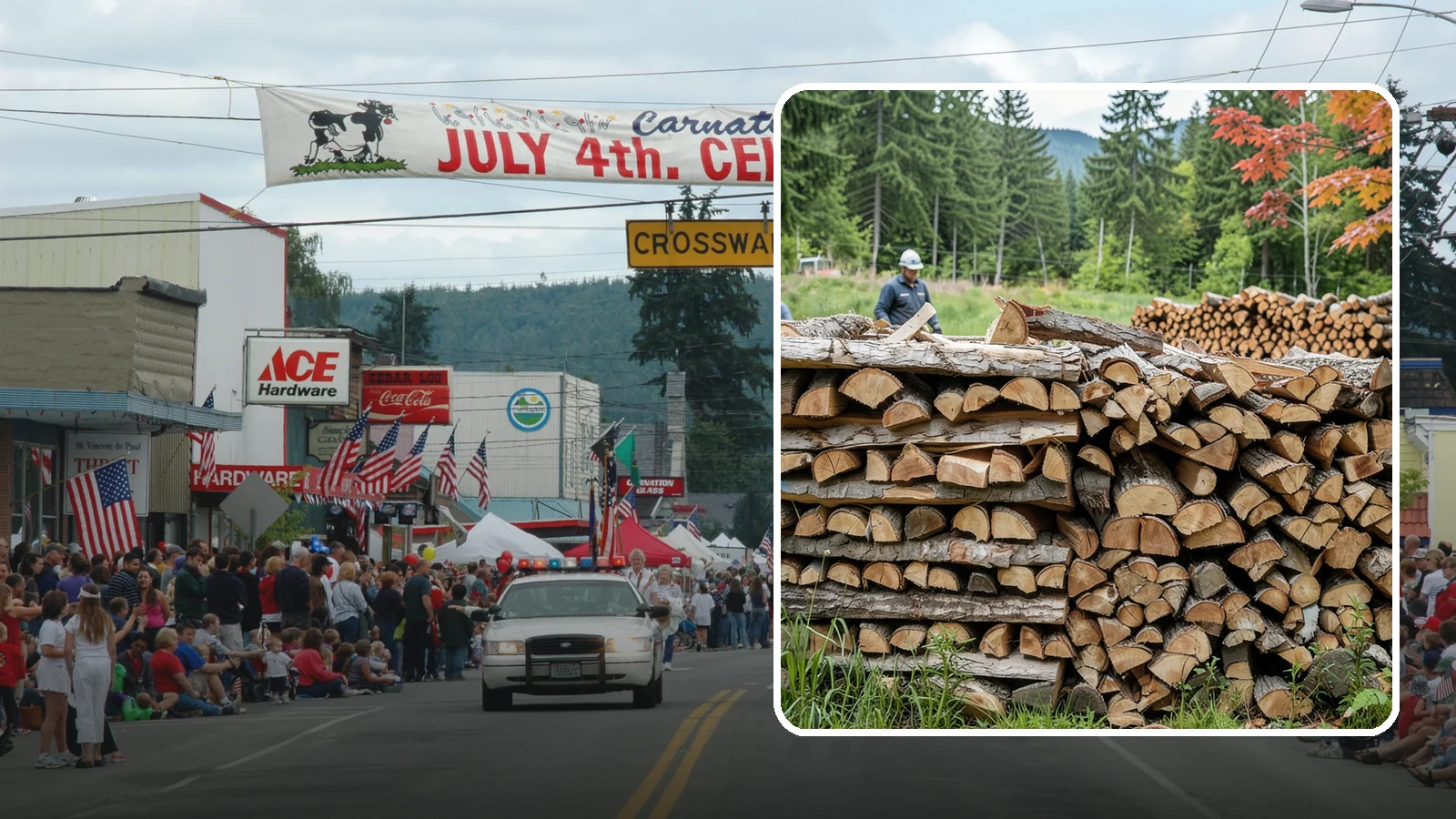 Event Firewood in Carnation, King County, WA - We deliver seasoned firewood for Pacific Northwest events, from festivals to private gatherings, sized and timed to your occasion.