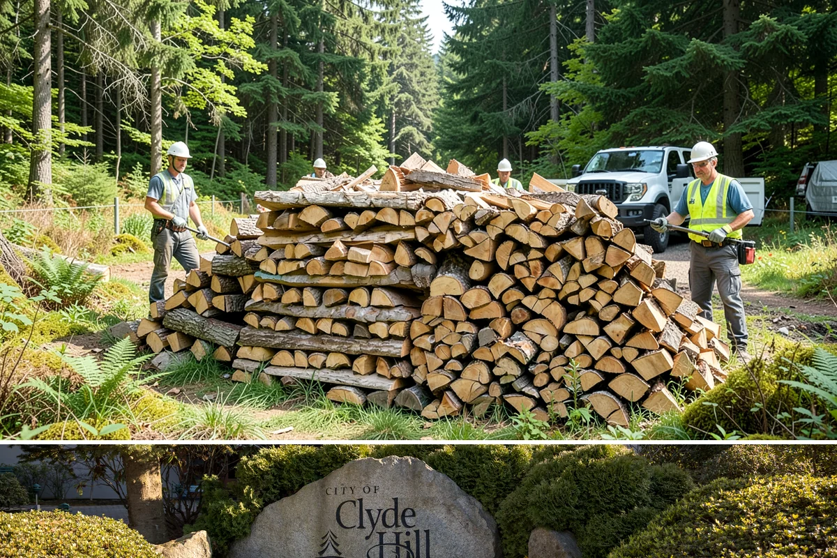 Event Firewood in Clyde Hill, King County, WA - Book event firewood well ahead of peak wedding and festival dates in spring through fall.