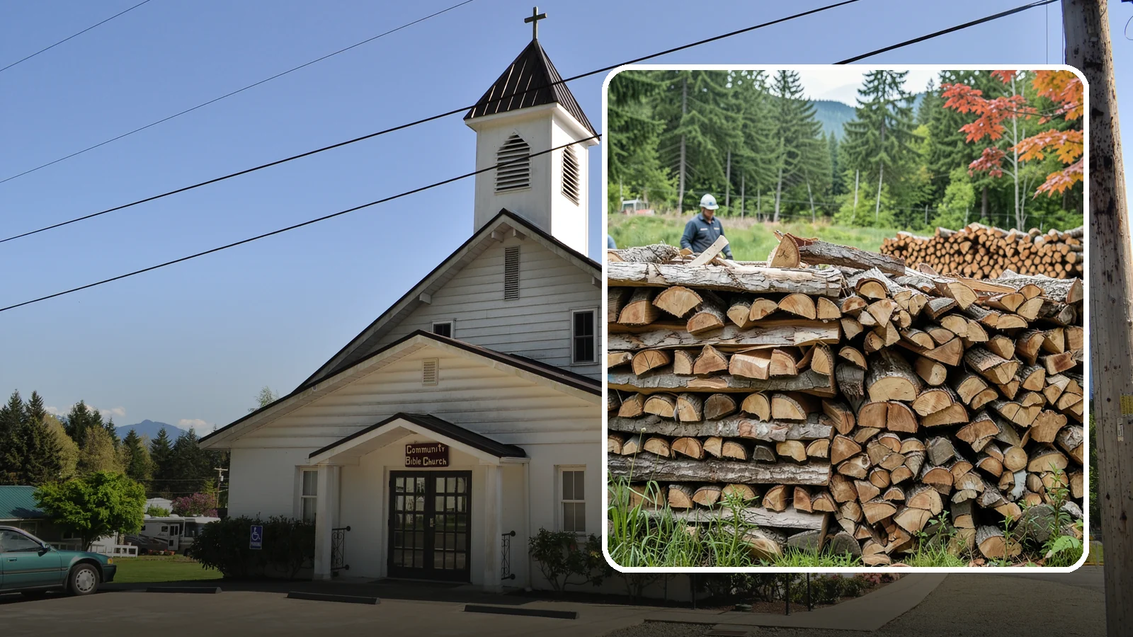 Event Firewood in Concrete, Skagit County, WA - We deliver seasoned firewood for Pacific Northwest events, from festivals to private gatherings, sized and timed to your occasion.