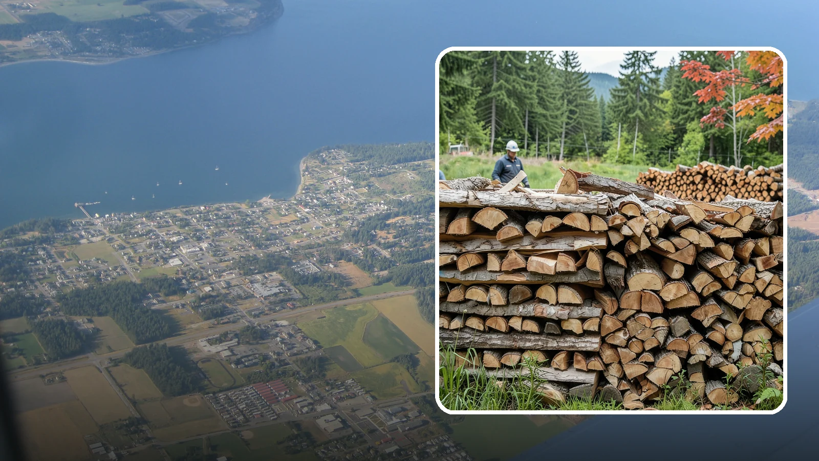 Event Firewood in Coupeville, Island County, WA - We deliver seasoned firewood for Pacific Northwest events, from festivals to private gatherings, sized and timed to your occasion.