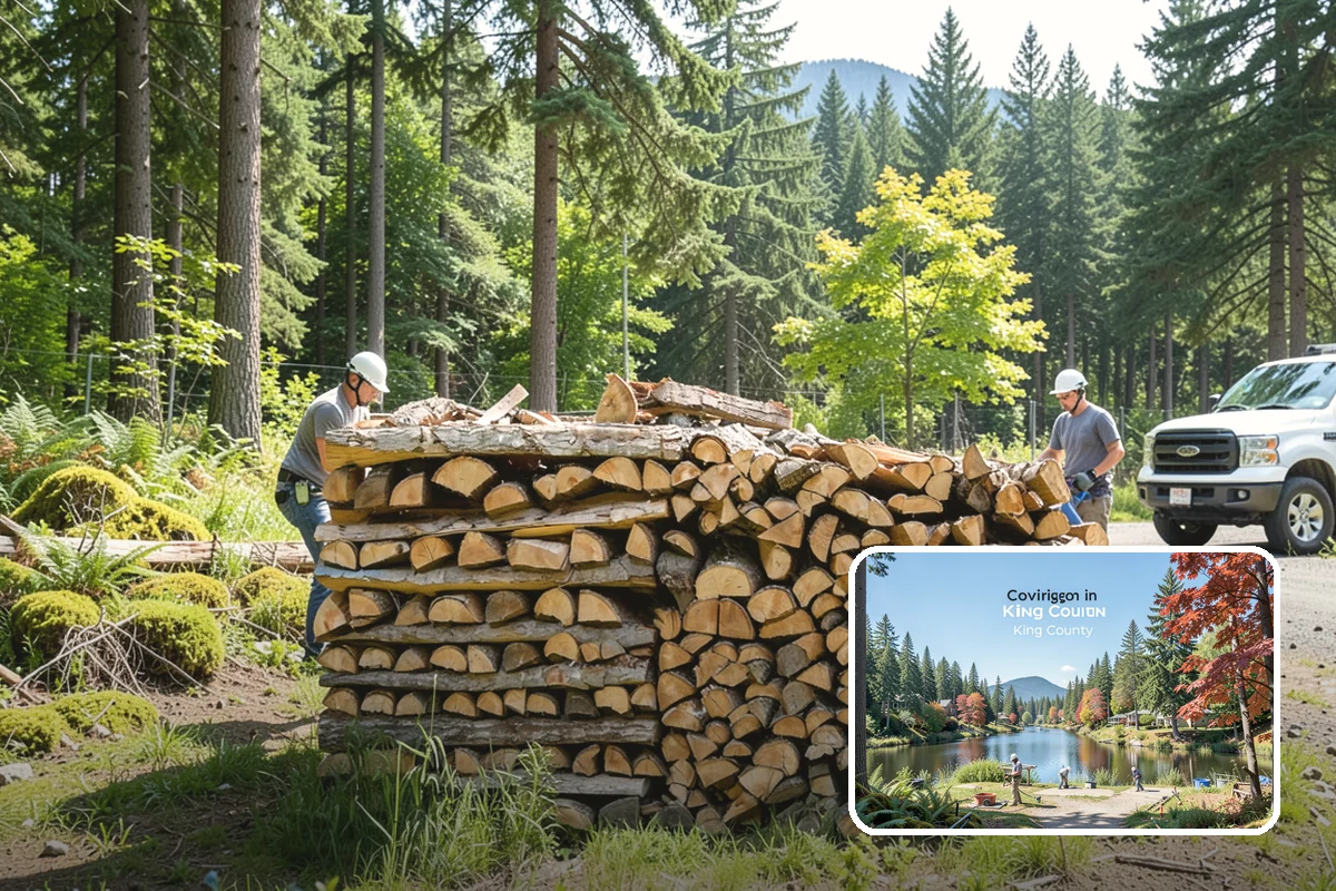 Event Firewood in Covington, King County, WA - Seasoned wood that lights on cue in front of guests