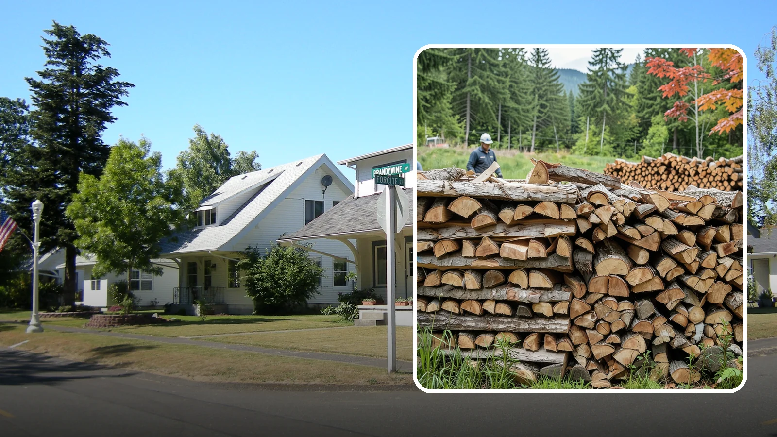 Event Firewood in DuPont, Pierce County, WA - We deliver seasoned firewood for Pacific Northwest events, from festivals to private gatherings, sized and timed to your occasion.
