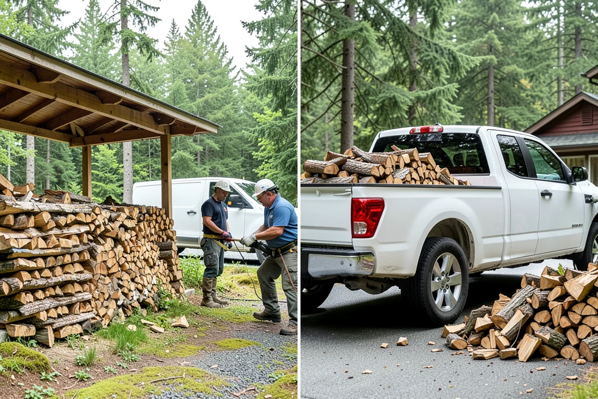 Event Firewood in DuPont, Pierce County, WA - Confirm event date, location, and fire setup