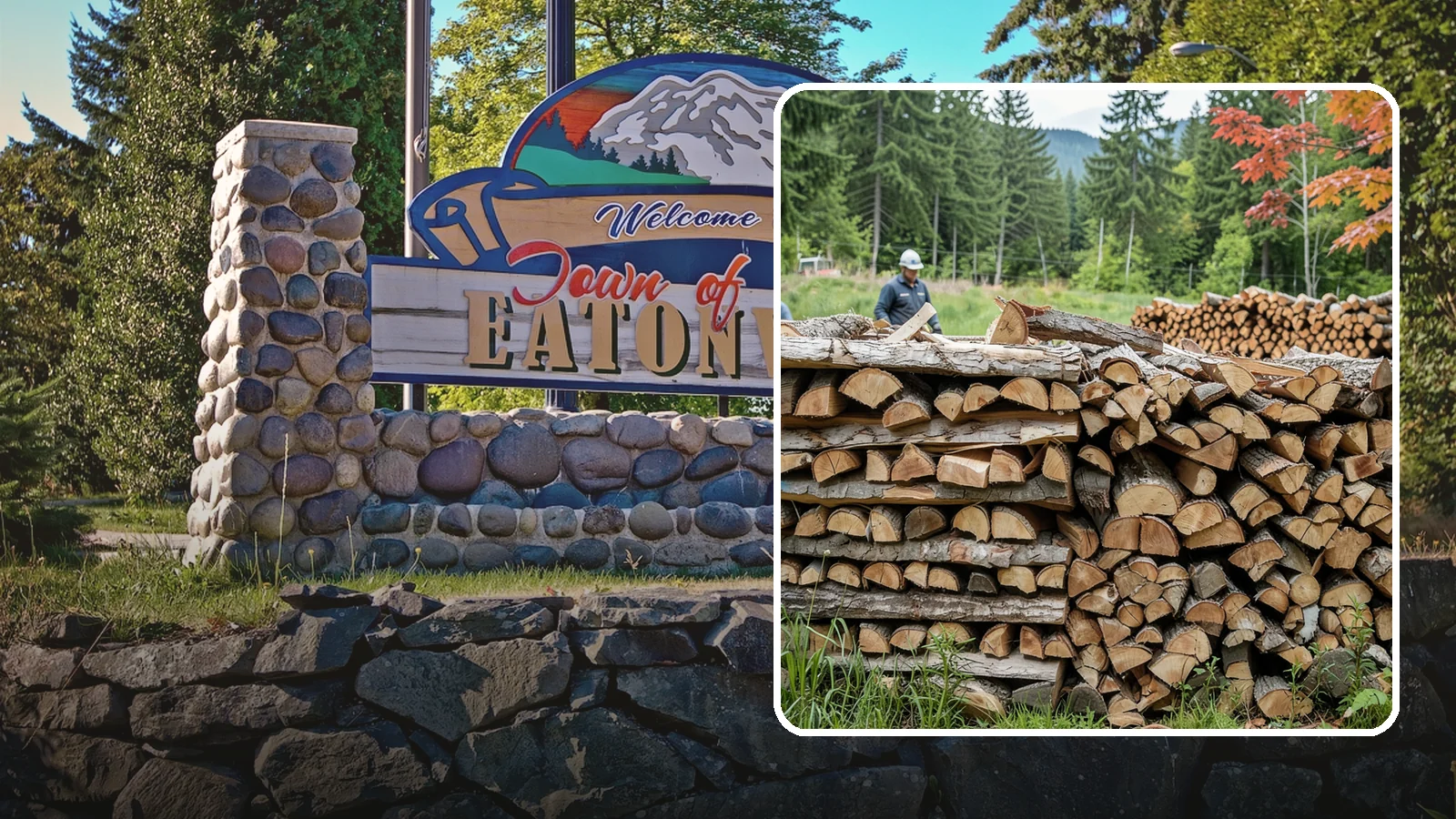 Event Firewood in Eatonville, Pierce County, WA - We deliver seasoned firewood for Pacific Northwest events, from festivals to private gatherings, sized and timed to your occasion.
