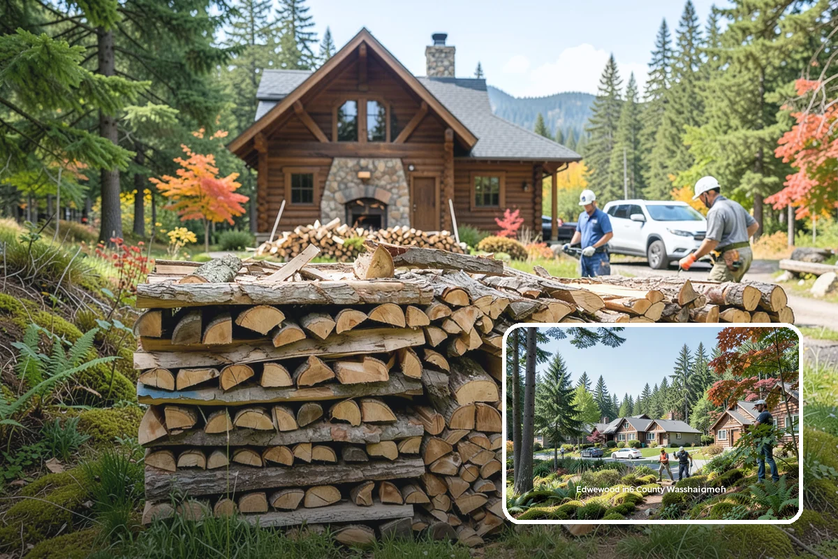 Event Firewood in Edgewood, WA - Seasoned wood that lights on cue in front of guests