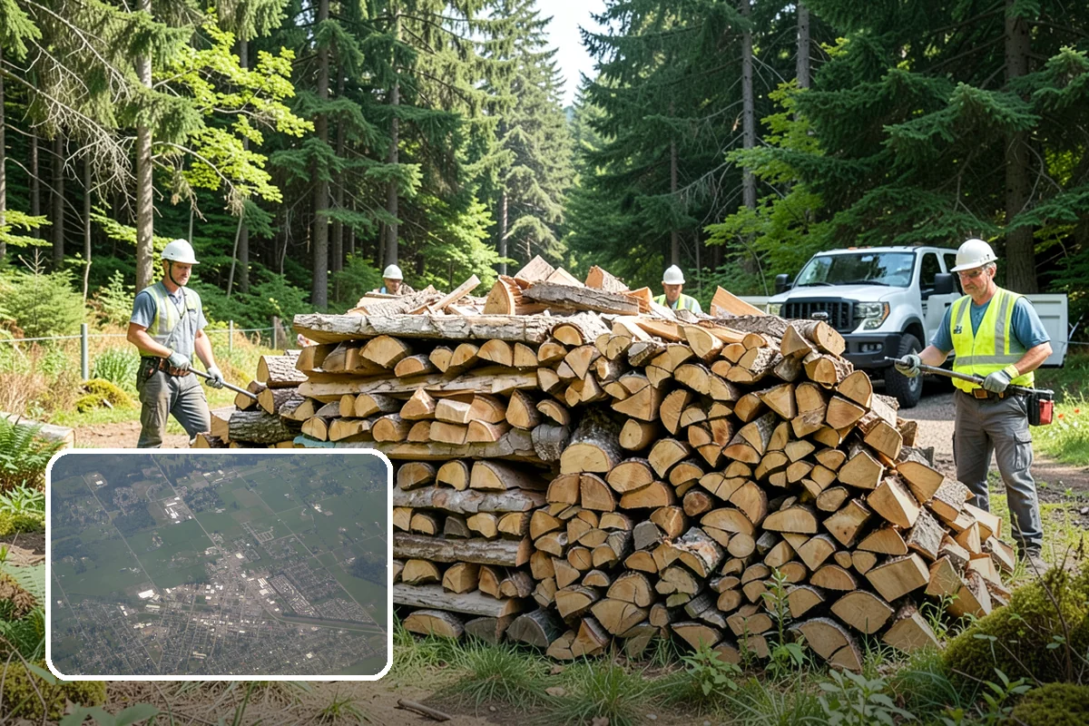 Event Firewood in Enumclaw, King County, WA - Seasoned wood that lights on cue in front of guests