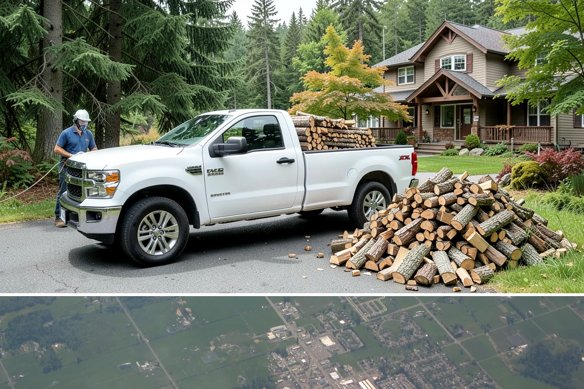 Event Firewood in Enumclaw, King County, WA - Book event firewood well ahead of peak wedding and festival dates in spring through fall.