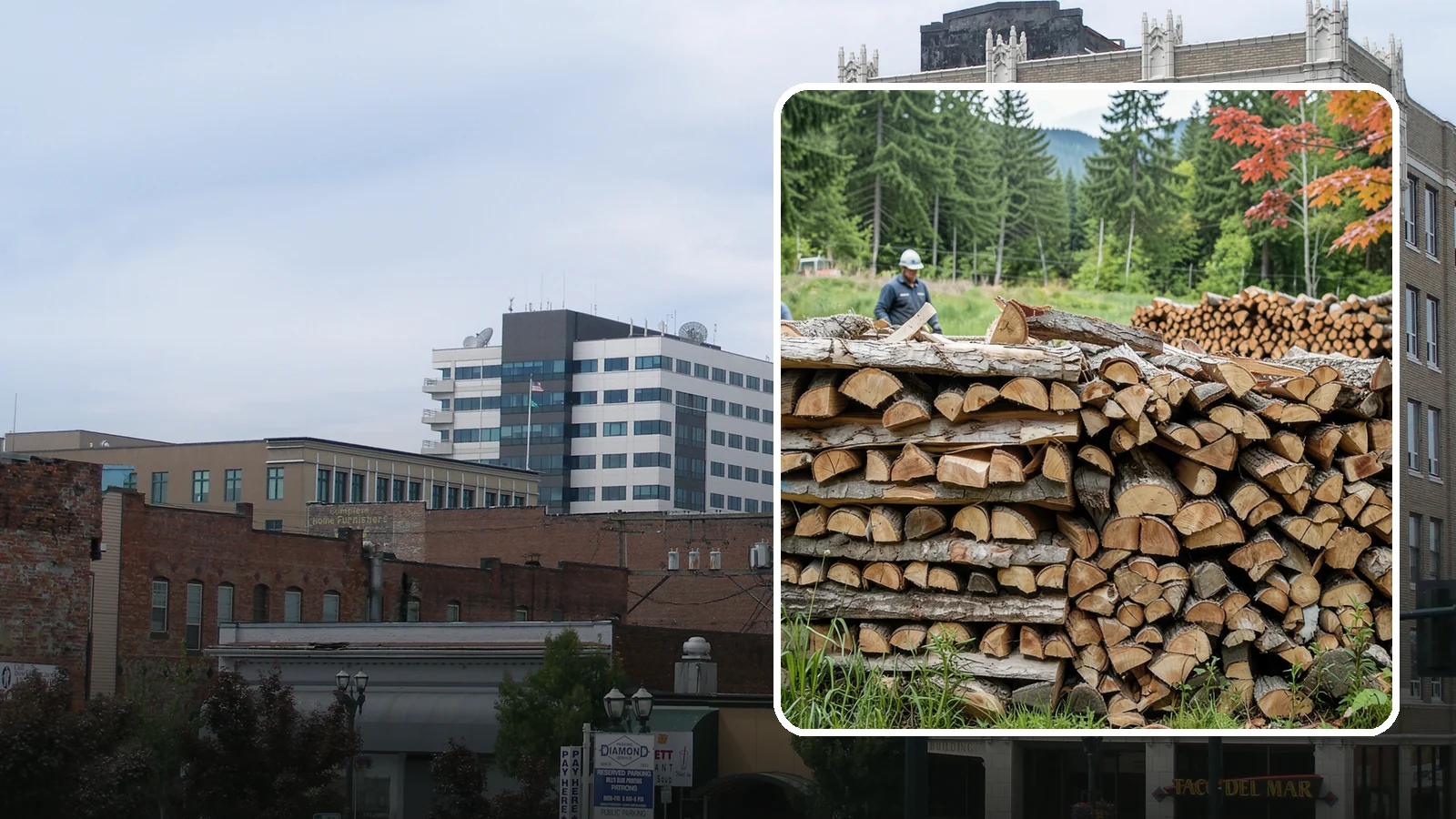 Event Firewood in Everett, Snohomish County, WA - We deliver seasoned firewood for Pacific Northwest events, from festivals to private gatherings, sized and timed to your occasion.