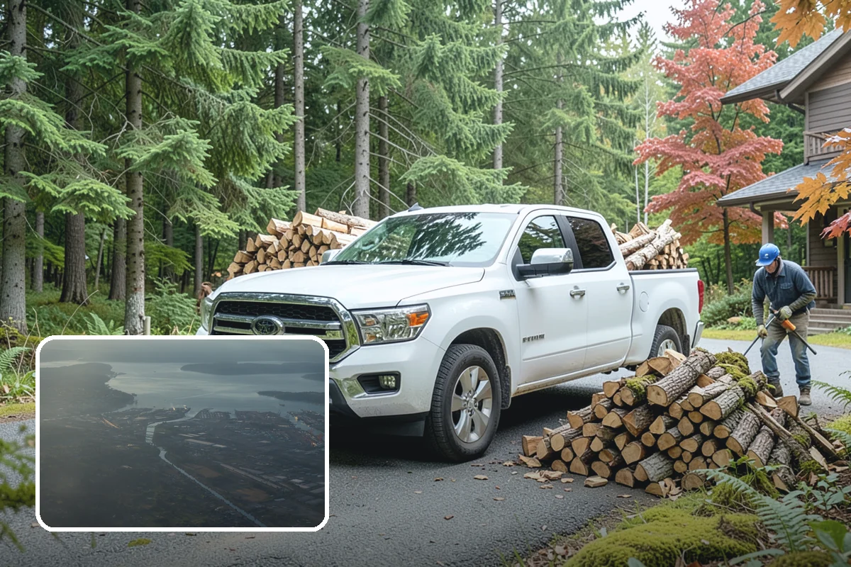 Event Firewood in Fife, Pierce County, WA - Seasoned wood that lights on cue in front of guests