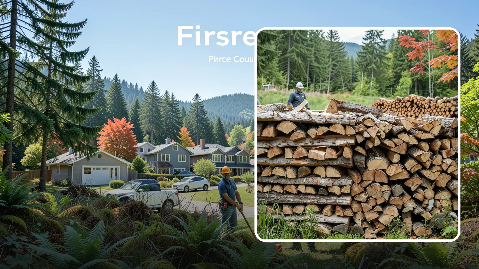 Event Firewood in Fircrest, Pierce County, WA - We deliver seasoned firewood for Pacific Northwest events, from festivals to private gatherings, sized and timed to your occasion.