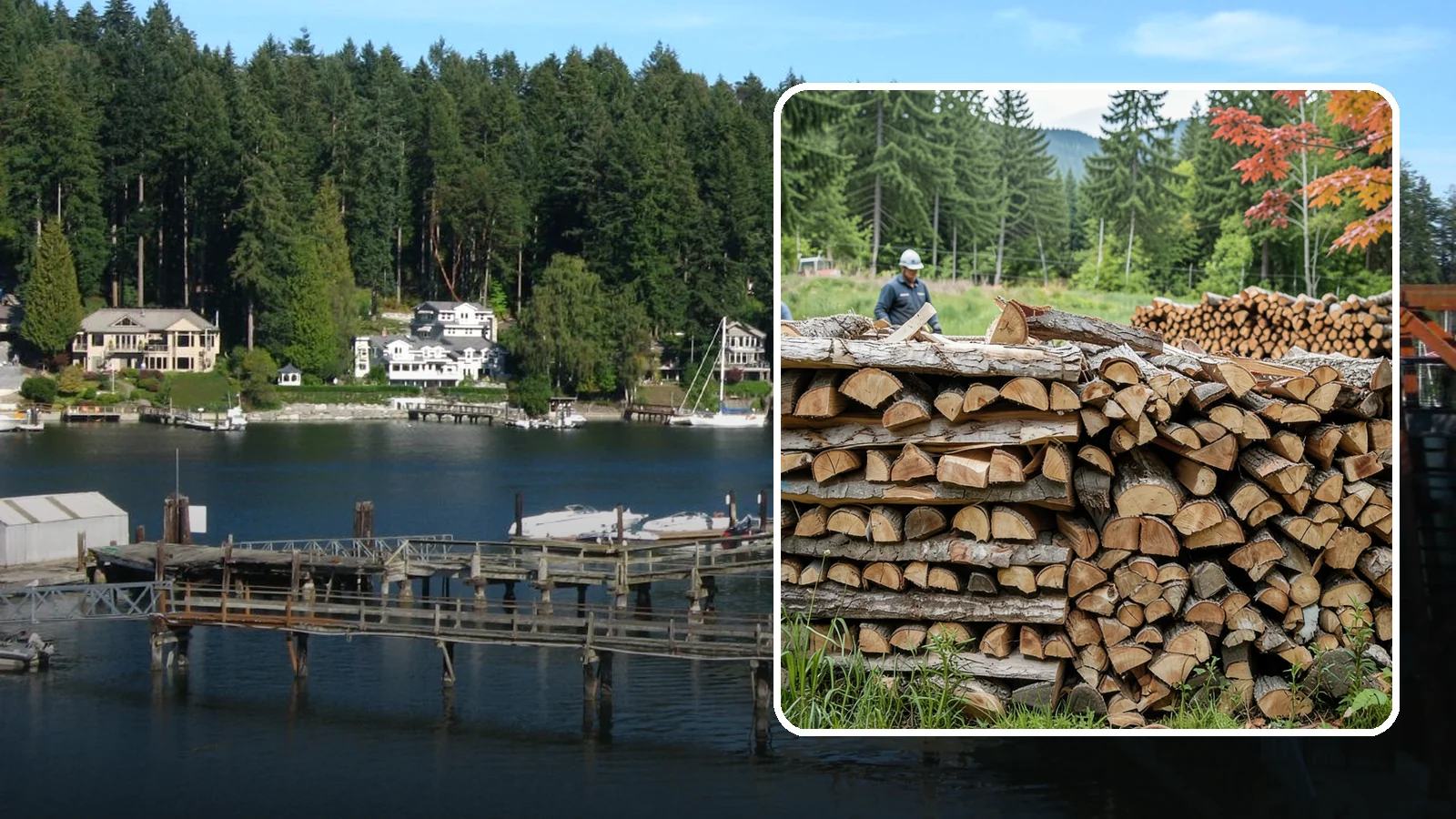 Event Firewood in Gig Harbor, Pierce County, WA - We deliver seasoned firewood for Pacific Northwest events, from festivals to private gatherings, sized and timed to your occasion.