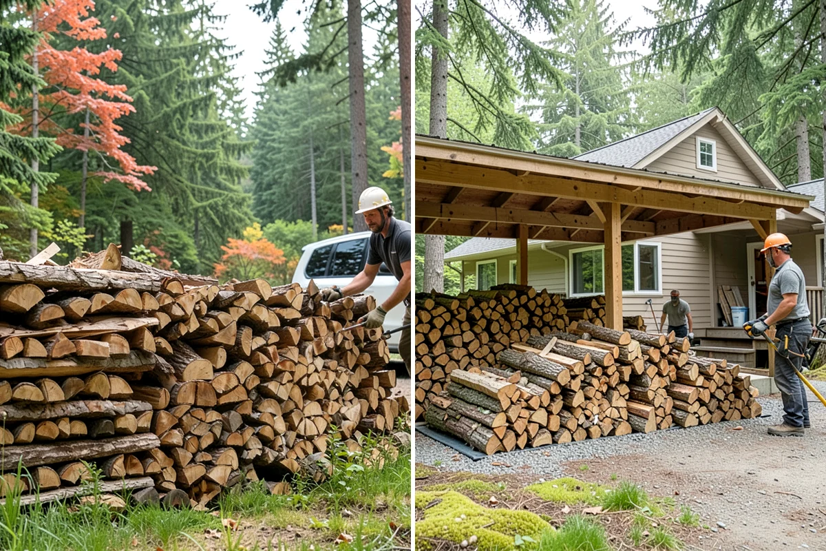 Event Firewood in Gig Harbor, Pierce County, WA - Confirm event date, location, and fire setup