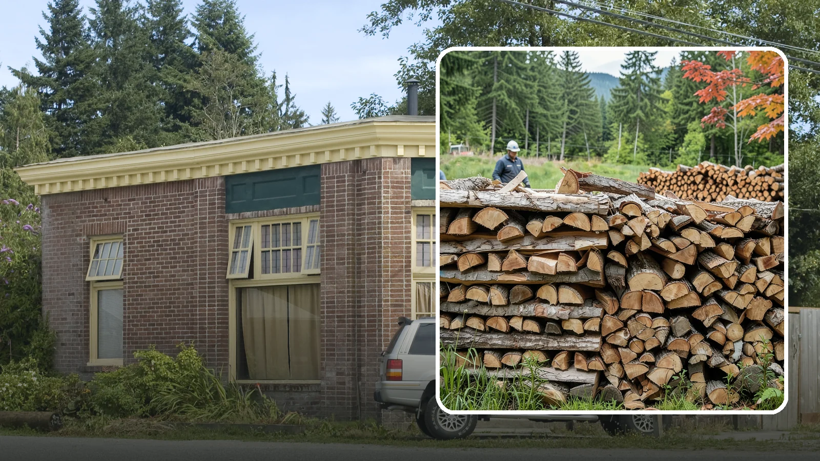 Event Firewood in Hamilton, Skagit County, WA - We deliver seasoned firewood for Pacific Northwest events, from festivals to private gatherings, sized and timed to your occasion.