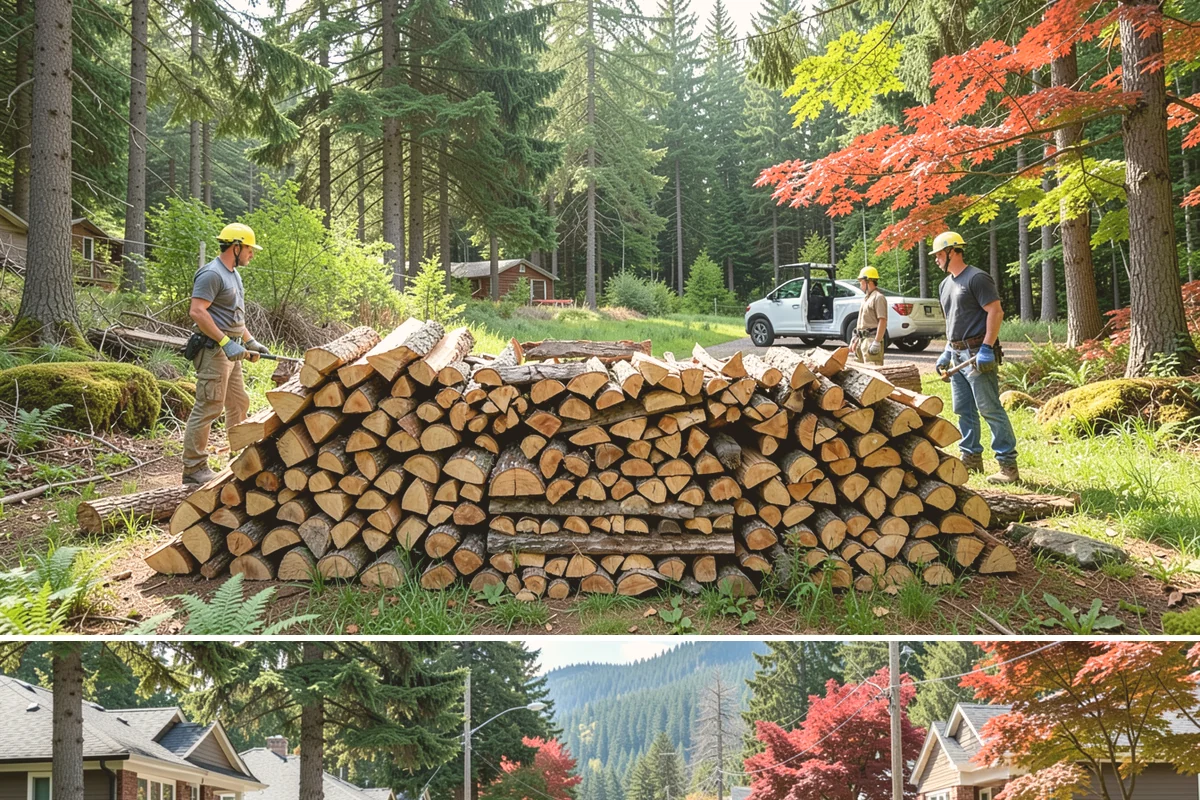 Event Firewood in Hunts Point, King County, WA - Book event firewood well ahead of peak wedding and festival dates in spring through fall.