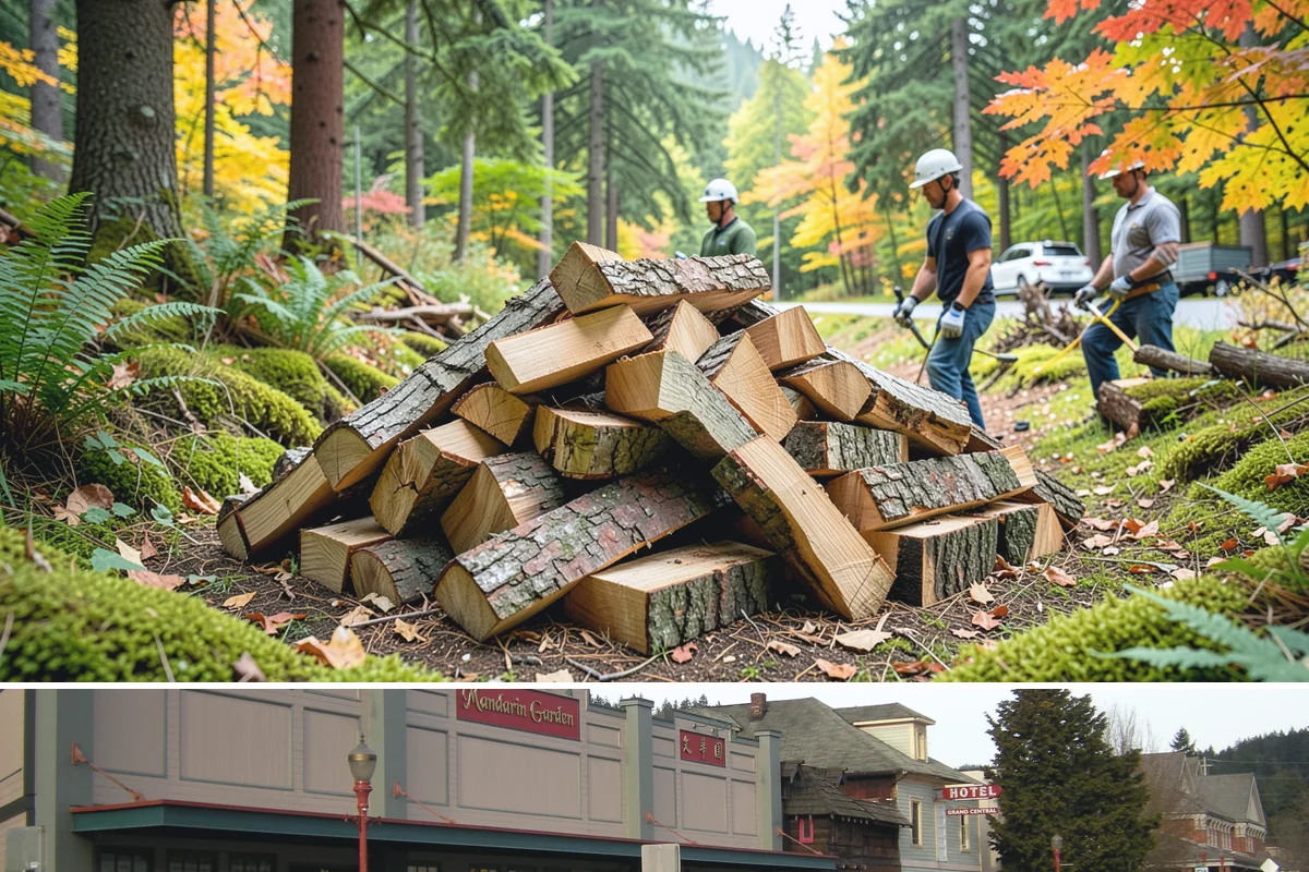 Event Firewood in Issaquah, King County, WA - Book event firewood well ahead of peak wedding and festival dates in spring through fall.