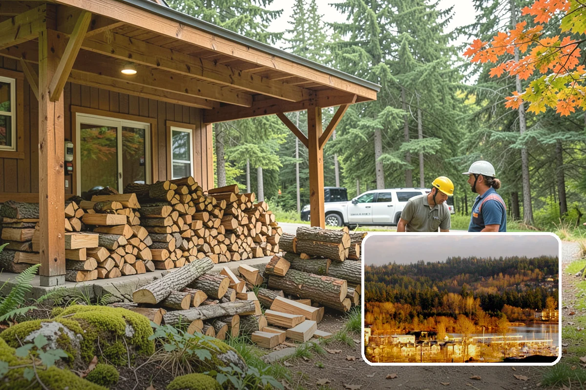 Event Firewood in Kenmore, King County, WA - Seasoned wood that lights on cue in front of guests