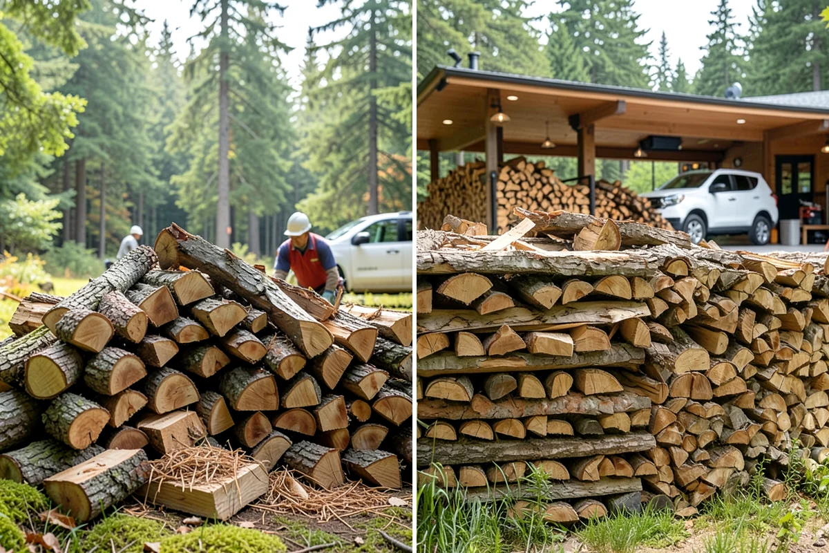 Event Firewood in Kenmore, King County, WA - Confirm event date, location, and fire setup