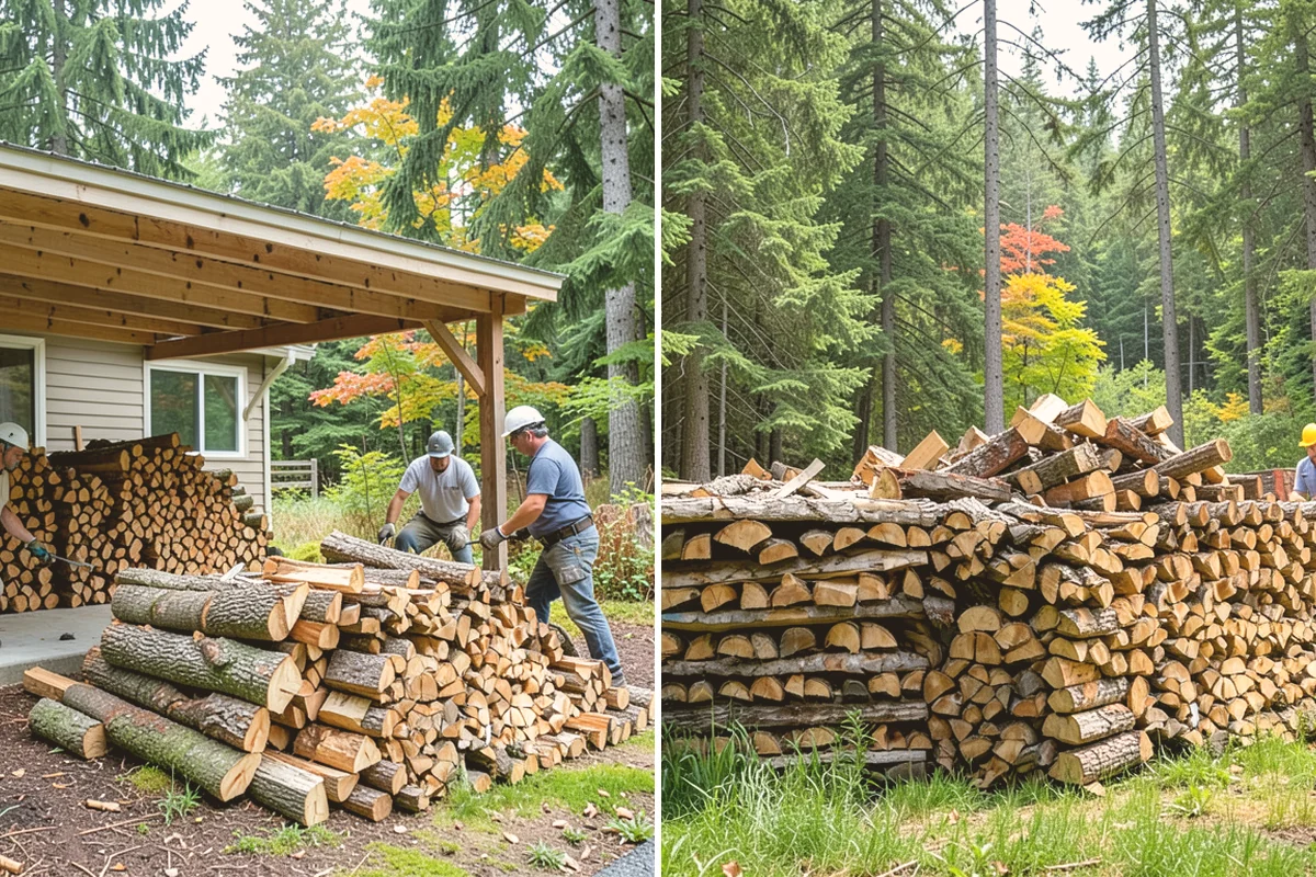 Event Firewood in Kent, King County, WA - Confirm event date, location, and fire setup