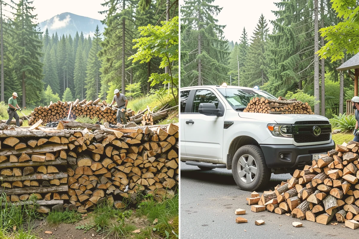 Event Firewood in Kirkland, King County, WA - Confirm event date, location, and fire setup