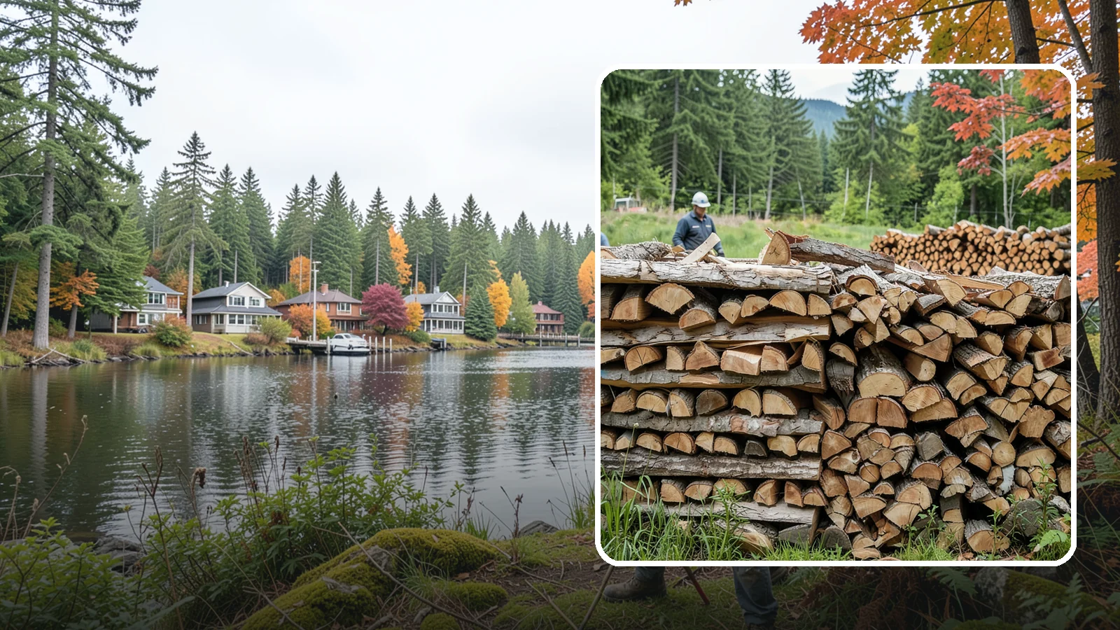 Event Firewood in La Conner, Skagit County, WA - We deliver seasoned firewood for Pacific Northwest events, from festivals to private gatherings, sized and timed to your occasion.