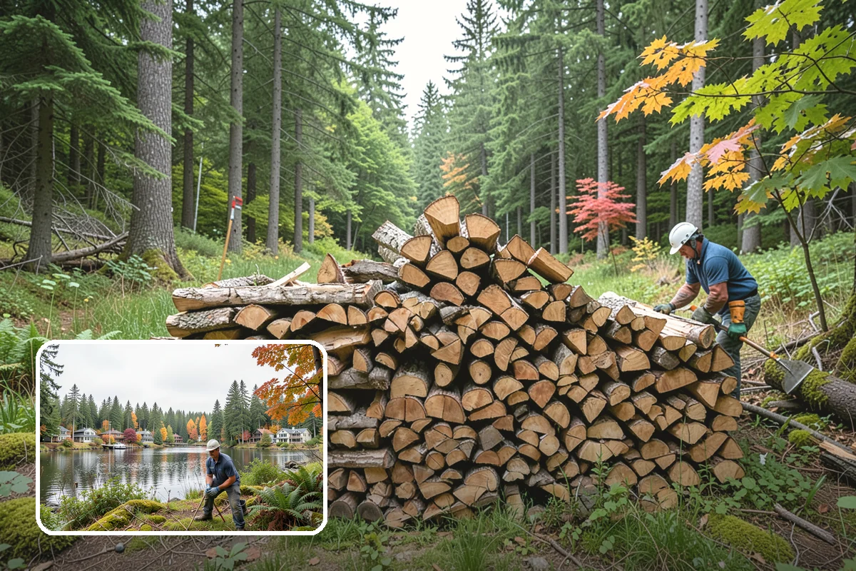 Event Firewood in La Conner, Skagit County, WA - Seasoned wood that lights on cue in front of guests
