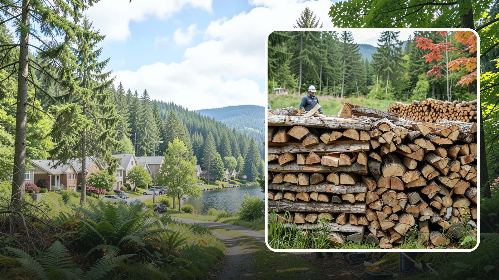 Event Firewood in Lake Forest Park, King County, WA - We deliver seasoned firewood for Pacific Northwest events, from festivals to private gatherings, sized and timed to your occasion.
