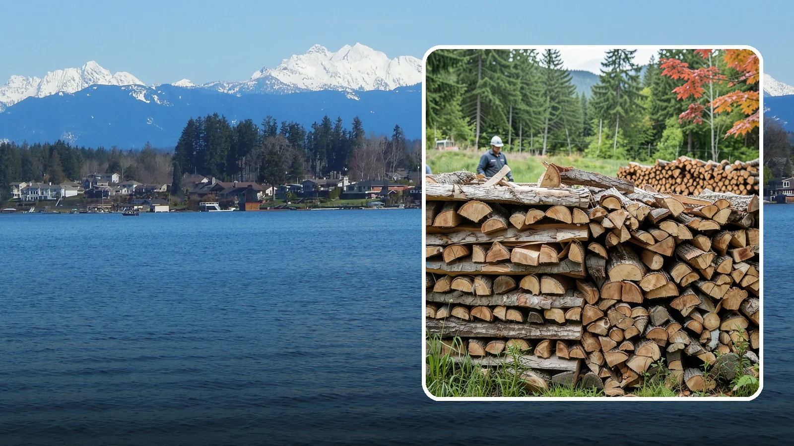 Event Firewood in Lake Stevens, Snohomish County, WA - We deliver seasoned firewood for Pacific Northwest events, from festivals to private gatherings, sized and timed to your occasion.