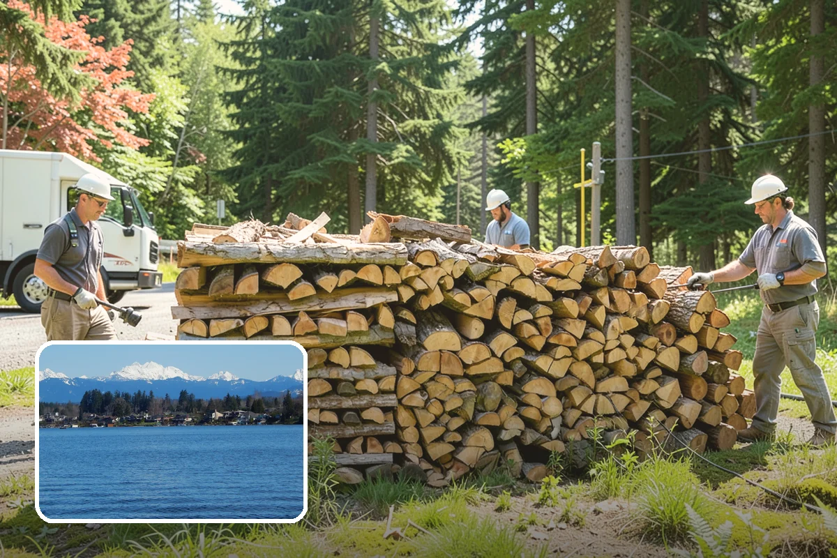 Event Firewood in Lake Stevens, Snohomish County, WA - Seasoned wood that lights on cue in front of guests