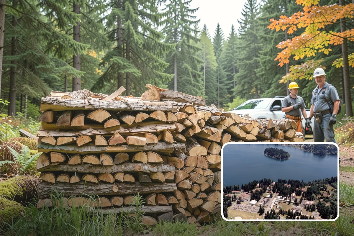 Event Firewood in Lakewood, Pierce County, WA - Seasoned wood that lights on cue in front of guests