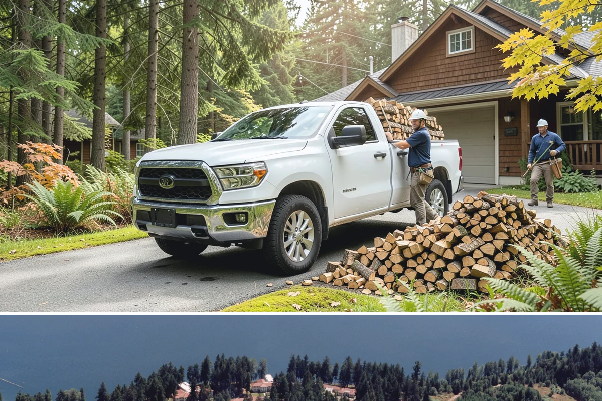 Event Firewood in Lakewood, Pierce County, WA - Book event firewood well ahead of peak wedding and festival dates in spring through fall.