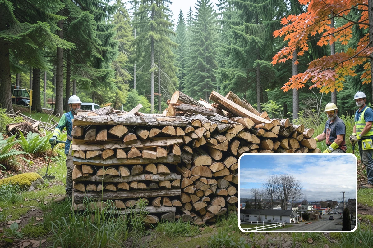 Event Firewood in Langley, Island County, WA - Seasoned wood that lights on cue in front of guests