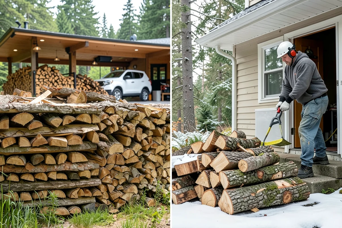 Event Firewood in Lyman, Skagit County, WA - Confirm event date, location, and fire setup