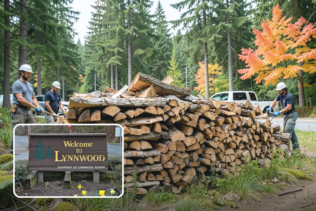 Event Firewood in Lynnwood, Snohomish County, WA - Seasoned wood that lights on cue in front of guests