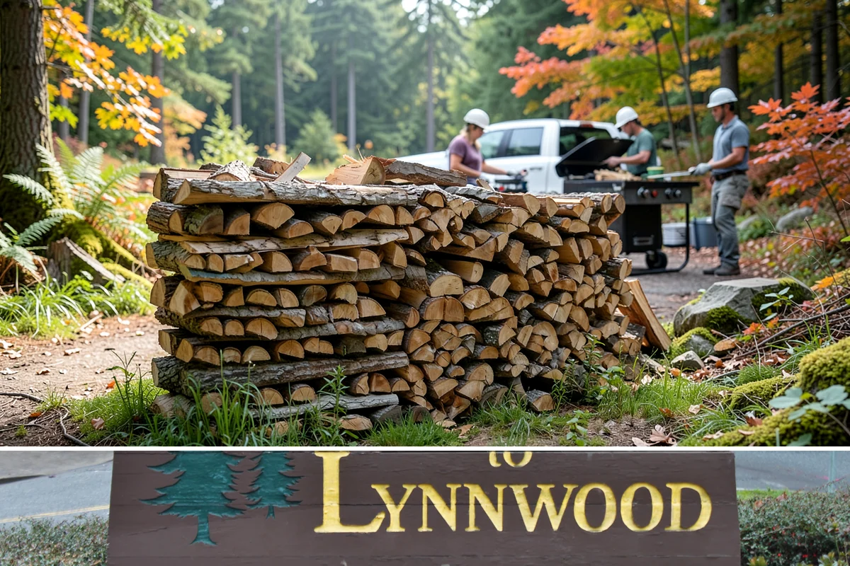 Event Firewood in Lynnwood, Snohomish County, WA - Book event firewood well ahead of peak wedding and festival dates in spring through fall.