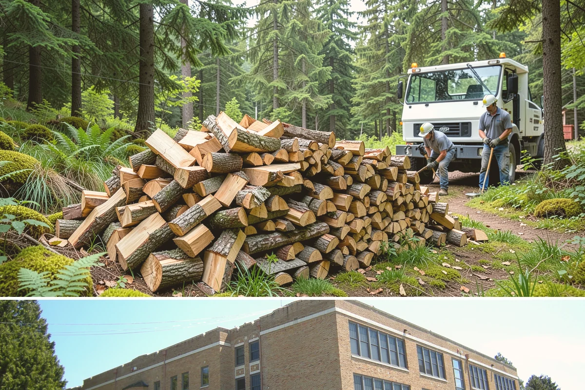 Event Firewood in Maple Valley, King County, WA - Book event firewood well ahead of peak wedding and festival dates in spring through fall.